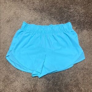 Athletic Works Blue Athletic Shorts Lightweight Moisture-Wicking